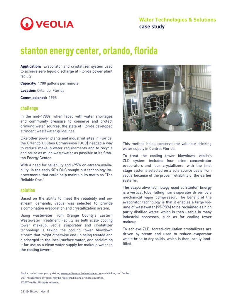 Stanton energy center, orlando, florida