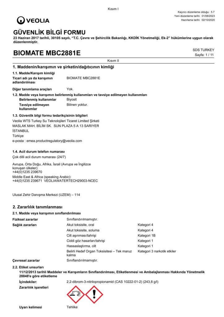 BIOMATE MBC2881E