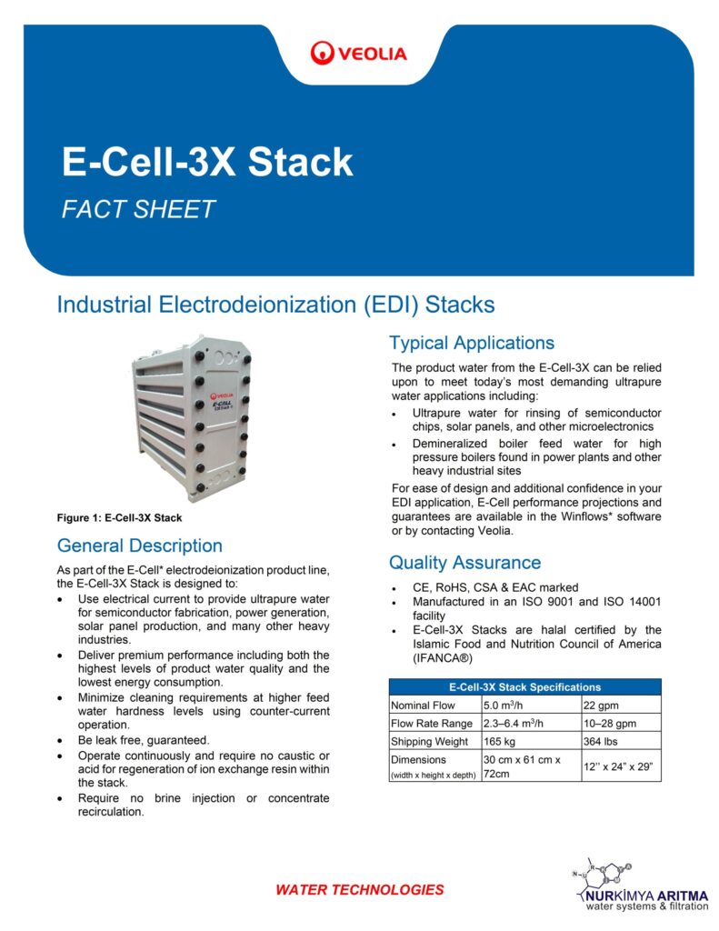 E-Cell-3X Stack FACT SHEET